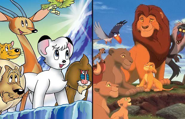 Lion King Kimba Comparison Influence of Japanese Animation in Hollywood