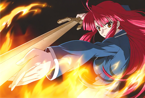 Anime Fire Users Ayano Kannagi from Kaze no Stigma