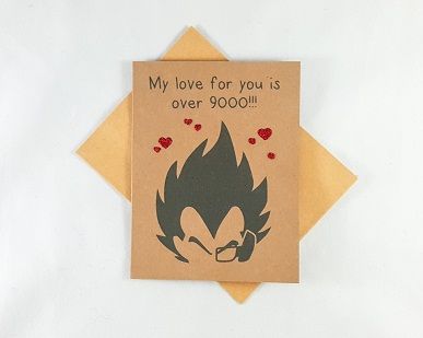 25 Anime Themed Valentine’s Day Cards! Dragon Ball 3 anime valentines