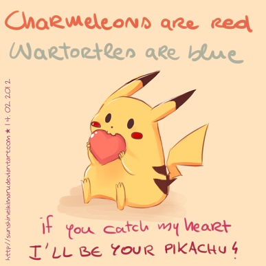 25 Anime Themed Valentine’s Day Cards! Pokemon 3 anime valentines