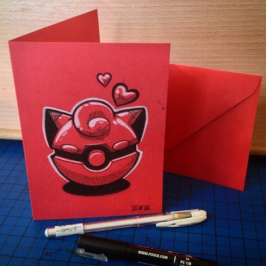 25 Anime Themed Valentine’s Day Cards! Pokemon 4 anime valentines