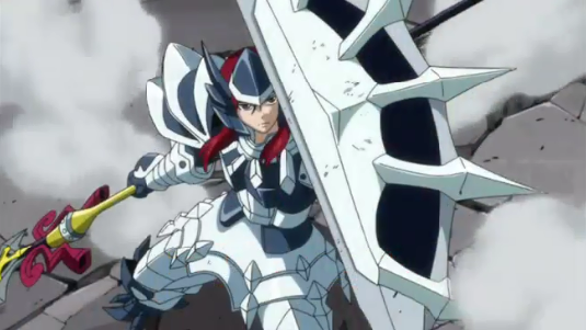 Erza's Adamantine, anime armor, Fairy Tail