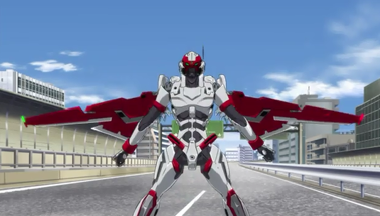 Takeru Kuroki's Oscar II, anime armor, Active Raid