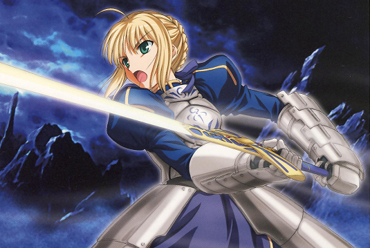 Saber's Magic Armor, anime armor, Fate/Stay Night