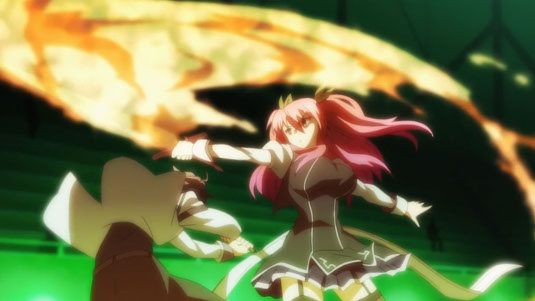 Rakudai Kishi no Cavalry - Ikki vs Todo - Final Fight on Make a GIF