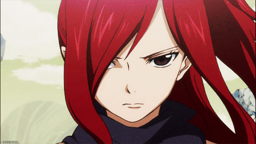 Fairy Tail: Erza "Titania" Scarlet in love with anime character