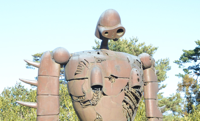 The robot soldier at studio ghibli museum mitaka station