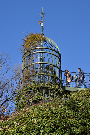 roof at studio ghibli museum mitaka station