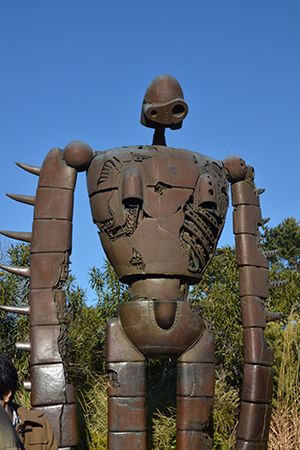 The robot soldier at studio ghibli museum mitaka station