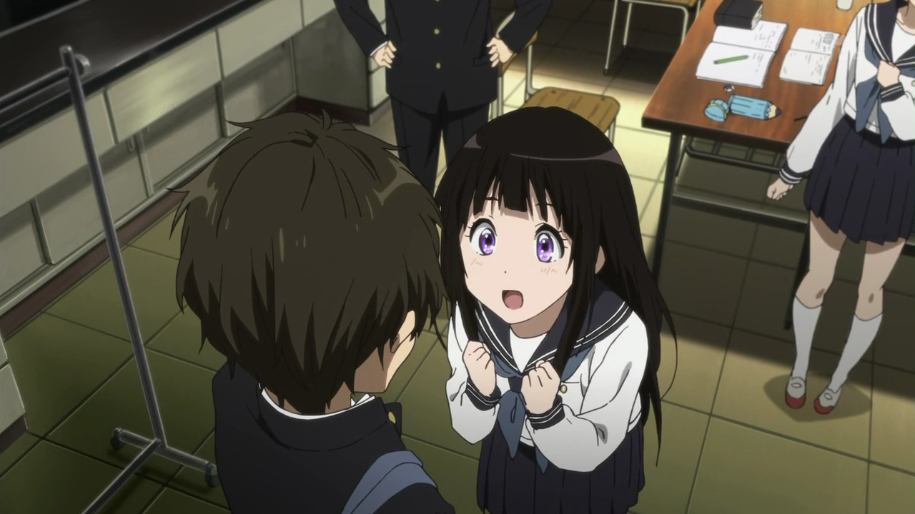 Kininarimasu hyouka chitanda anime catchphrases