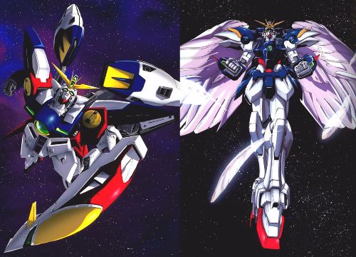 Mobile Suit Gundam Wing Wing Zero Gundams