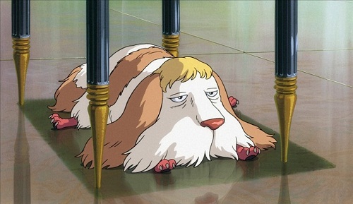 Heen is a cute anime dog from Howl’s Moving Castle