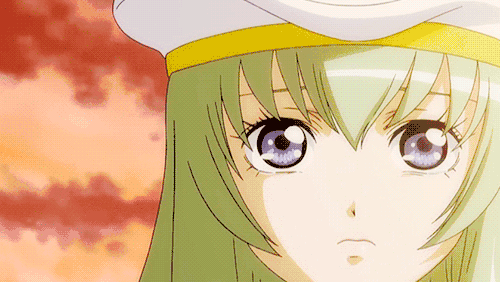 Алиса Кэрролл Ария аниме девушка с зелеными волосами