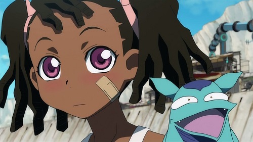 Which epic black/dark-skinned anime, book, video game, or cartoon