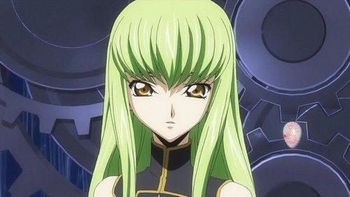 CC Code Geass аниме девушка с зелеными волосами