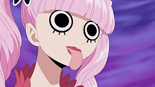 Перона из аниме One Piece Девушка с розовыми волосами