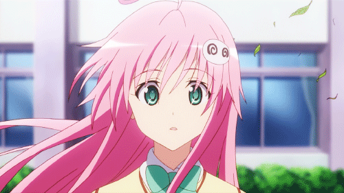 La La To Love-Ru anime girl with pink hair