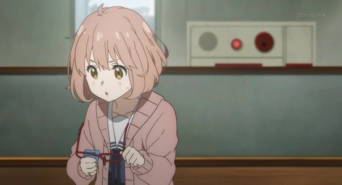 10 Anime Characters with Ahoge - Mirai Kuriyama (Kanata no Kyoukai)