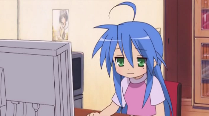 10 Anime Characters with Ahoge - Konata Izumi (Lucky☆Star)