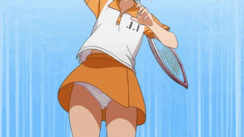 Softenni panties tennis anime