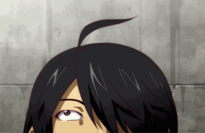 Image of Ahoge anime hairstyle