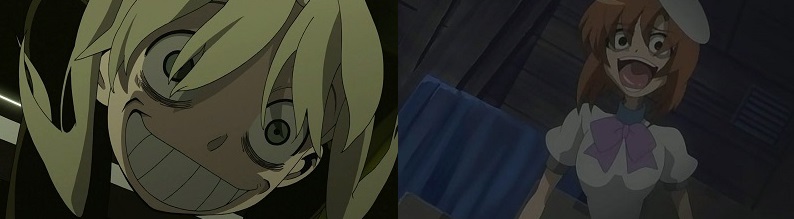 Soul Eater Higurashi no Naku Koro ni anime eye