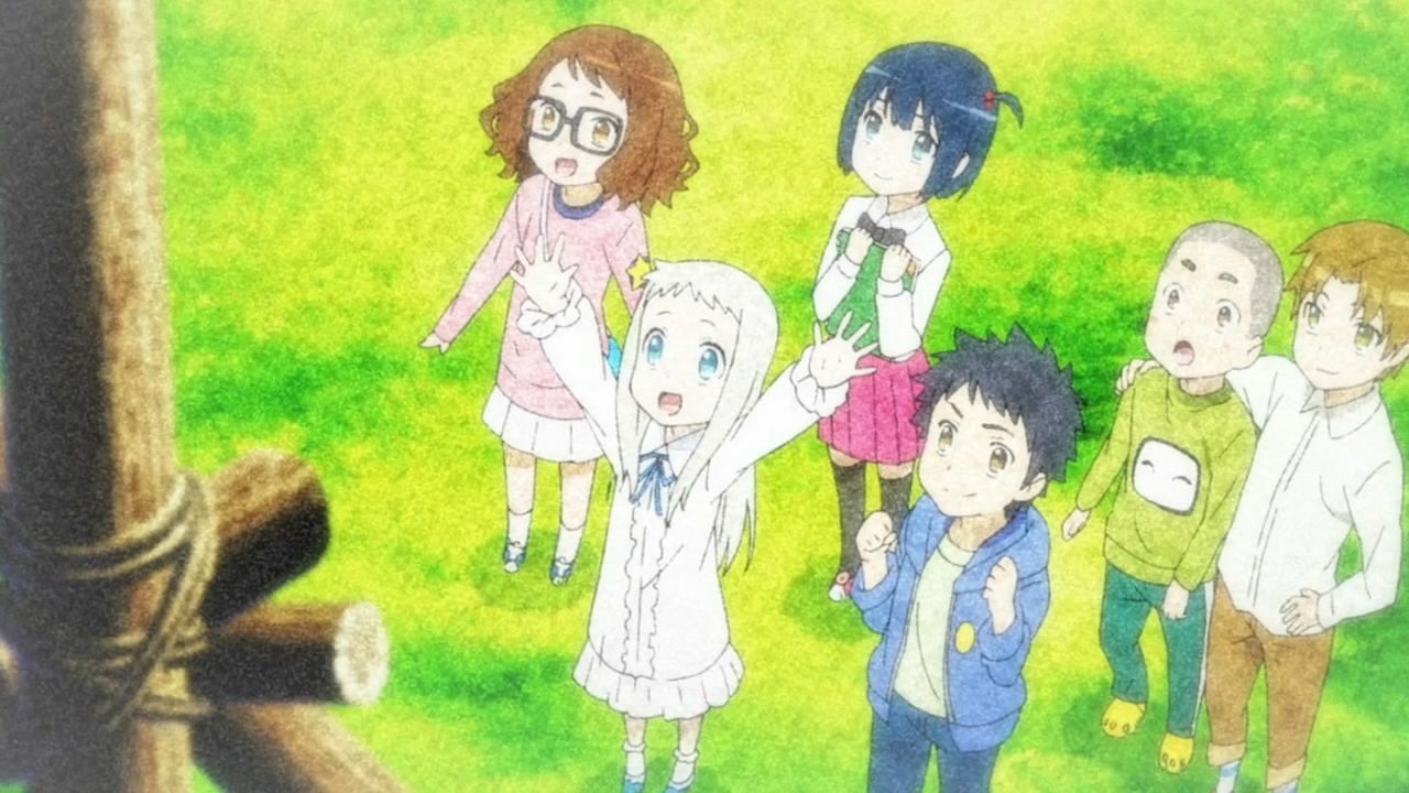 Anohana anime kids