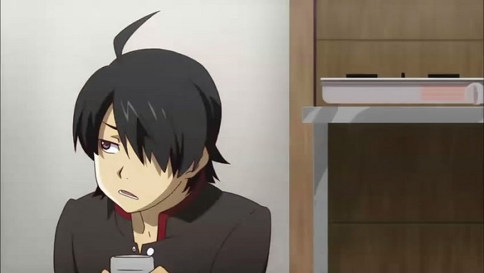 Koyomi Araragi from Bakemonogatari has great Anime Ahoge