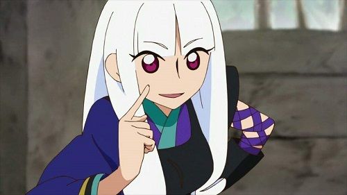 Anime Girl with White Hair, Grey Hair, Silver Hair: Katanagatari: Togame