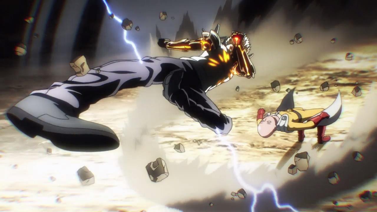 One Punch Man battle action