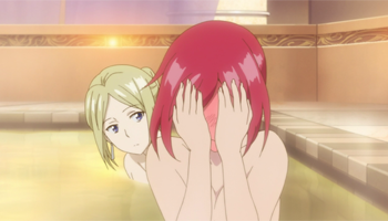 Akagami no Shirayukihime - Shirayuki and Kiki bath