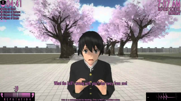 Yandere simulator game