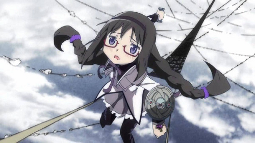 Homura Akemi Madoka Magica anime time travel