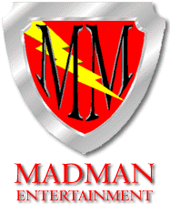 Madman entertainment shield logo