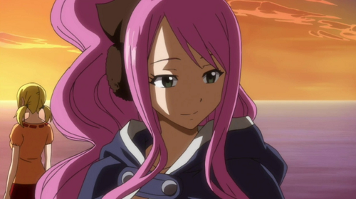 purple haired girl in fairy tail season 5