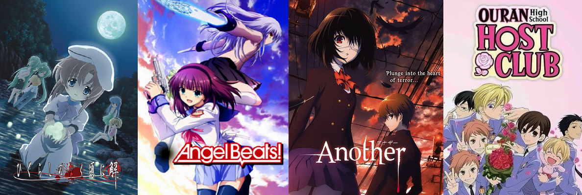 angel beats higurashi no naku koro ni host club another good anime