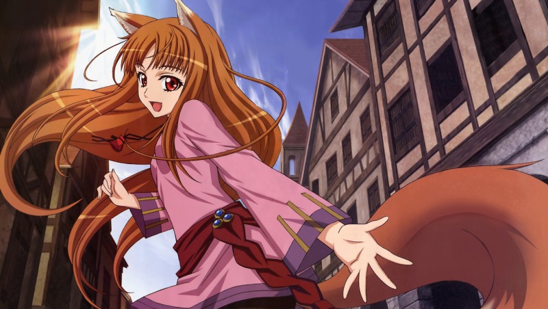 Holo Ookami to Koushinryou (Spice and Wolf) anime long hair