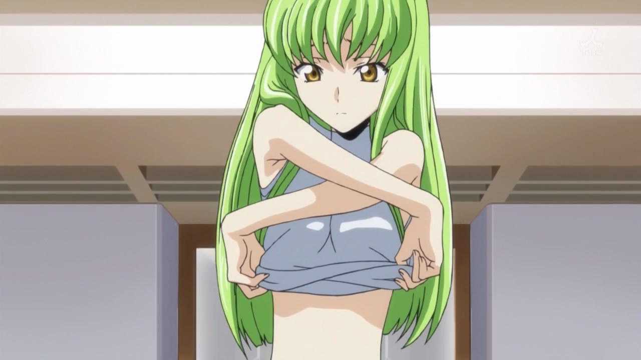 C.C. Code Geass anime long hair