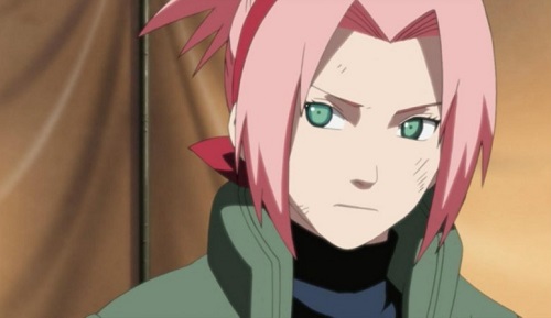 Sakura Naruto Shippuuden anime warrior girl