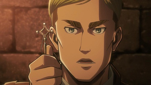 15 Anime Characters with Big Eyebrows - Erwin - Shingeki no Kyojin