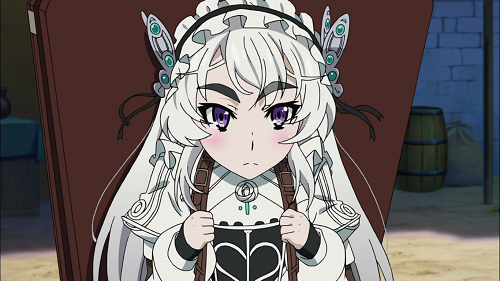 15 Anime Characters with Big Eyebrows - Chaika Trabant - Hitsugi no Chaika