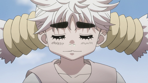 15 Anime Characters with Big Eyebrows - Komugi - Hunter x Hunter 2011