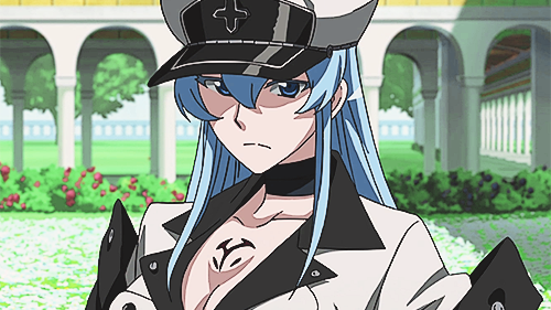 15 Sexy and Dangerous Femme Fatale Anime Characters - Esdeath (Akame ga Kill)