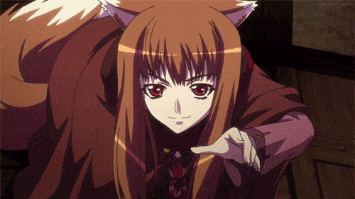 holo, spice and wolf, gif