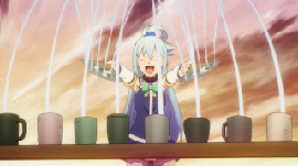 konosuba, aqua, kachoufuugetsu