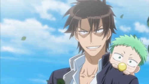 tatsumi oga beelzebub cute hot brown haired anime guy man boy