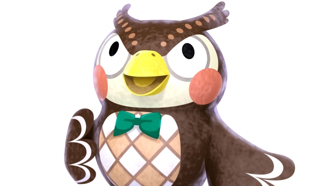 Animal Crossing Blathers anime bird