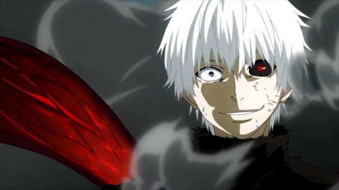 Top 15 Anime Characters with Mismatched Eyes - Ken Kaneki (Tokyo Ghoul)