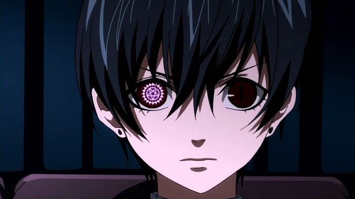 Top 15 Anime Characters with Mismatched Eyes - Ciel Phantomhive (Kuroshitsuji) Black Butler