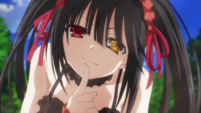 Top 15 Anime Characters with Mismatched Eyes - Kurumi Tokisaki (Date A Live)